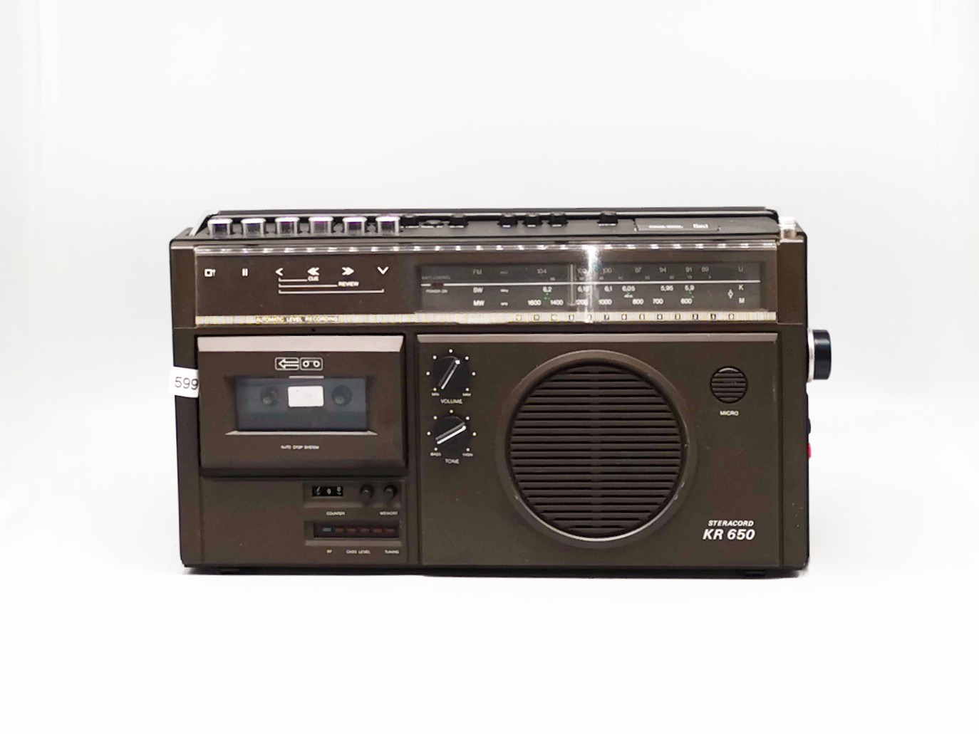 RFT Kassettenrekorder <br> KR 650 braun